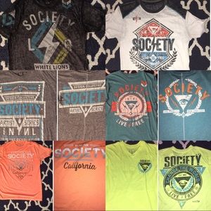 'Society' (Buckle Exclusive) Short Sleeve Tees